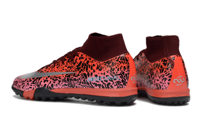 Nike Air Zoom Mercurial Superfly 10 Elite TF Football Shoes - Red/Coral Burst/Black Shadow