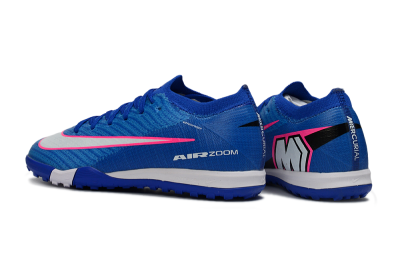 Nike Air Zoom Mercurial Vapor 16 Elite TF Football Shoes - Blue/Electric Blue/Fiery Pink