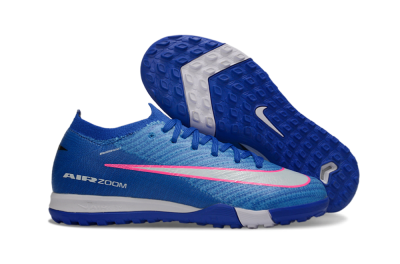 Nike Air Zoom Mercurial Vapor 16 Elite TF Football Shoes - Blue/Electric Blue/Fiery Pink