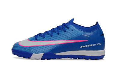 Nike Air Zoom Mercurial Vapor 16 Elite TF Football Shoes - Blue/Electric Blue/Fiery Pink