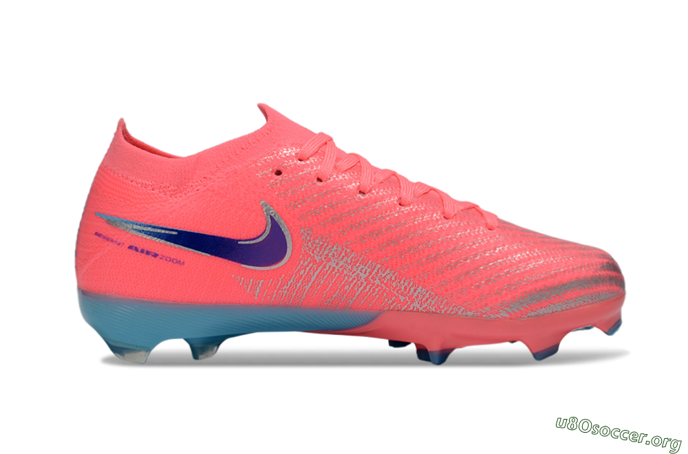Nike Air Zoom Mercurial Vapor 16 Elite FG Football Boots - Pink/Bright Coral/Deep Ocean 5