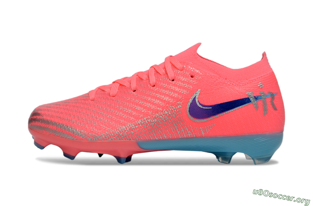 Nike Air Zoom Mercurial Vapor 16 Elite FG Football Boots - Pink/Bright Coral/Deep Ocean 3