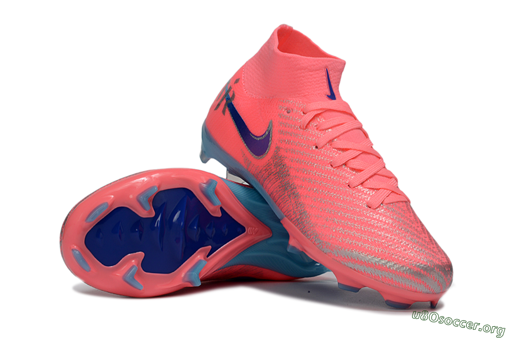 Nike Air Zoom Mercurial Superfly 10 Elite FG Football Boots - Pink/Bright Coral/Dark Purple 1
