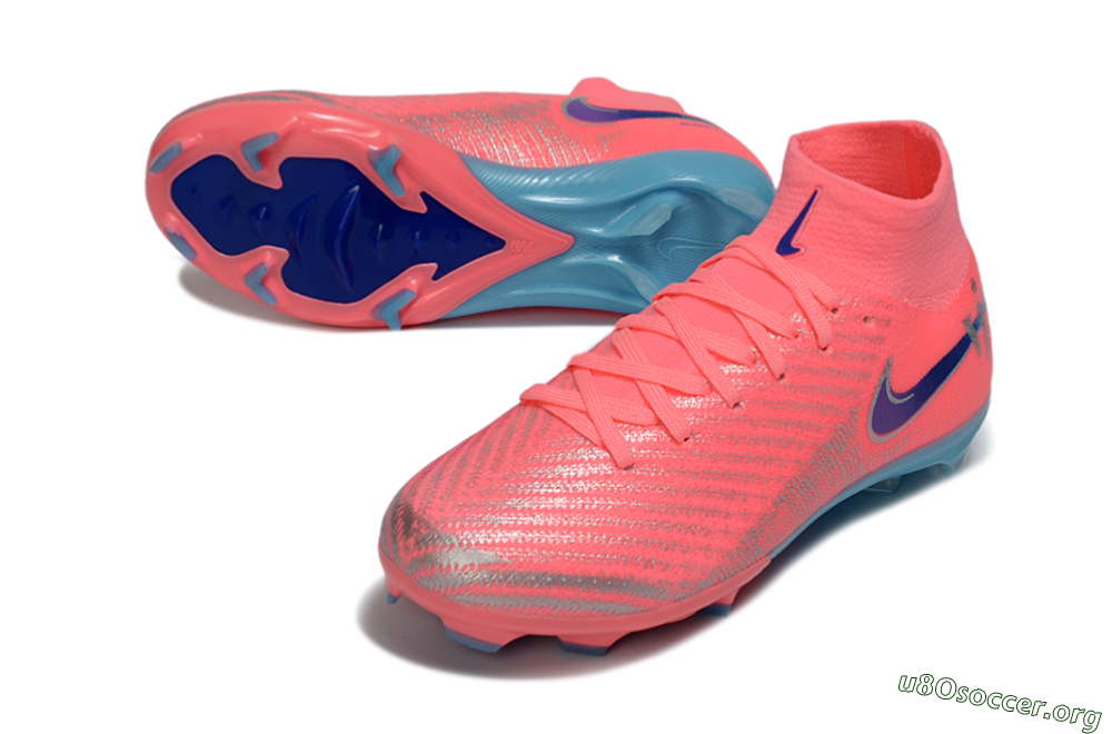 Nike Air Zoom Mercurial Superfly 10 Elite FG Football Boots - Pink/Bright Coral/Dark Purple 0