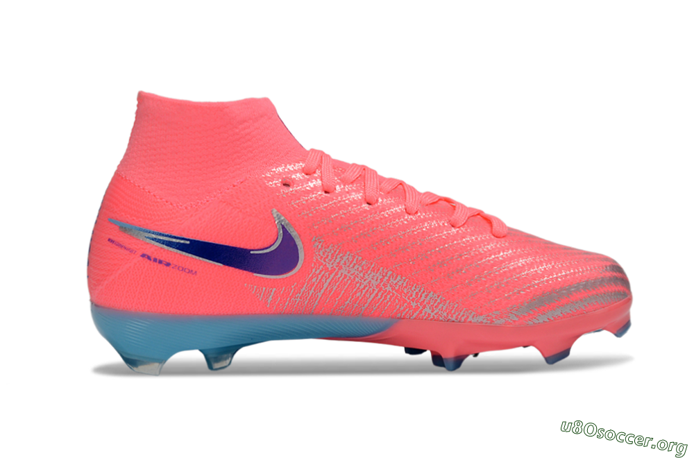 Nike Air Zoom Mercurial Superfly 10 Elite FG Football Boots - Pink/Bright Coral/Dark Purple 5