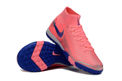 Nike Air Zoom Mercurial Superfly 10 Elite TF Football Shoes - Pink/Electric Pink/Deep Blue