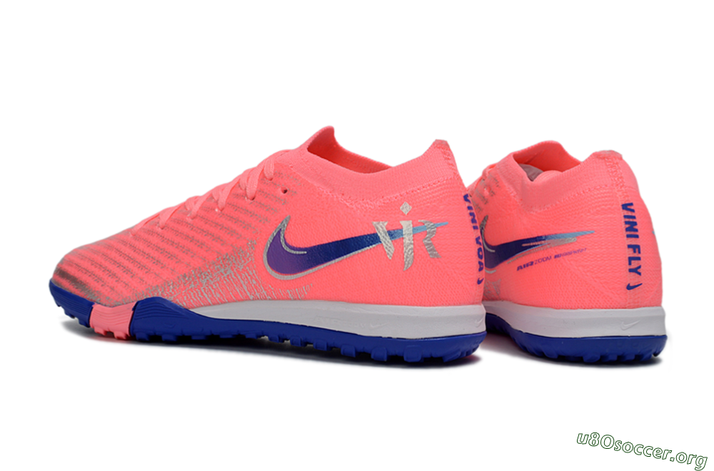 Nike Air Zoom Mercurial Vapor 16 Elite TF Football Shoes - Pink/Electric Pink/Night Blue 4