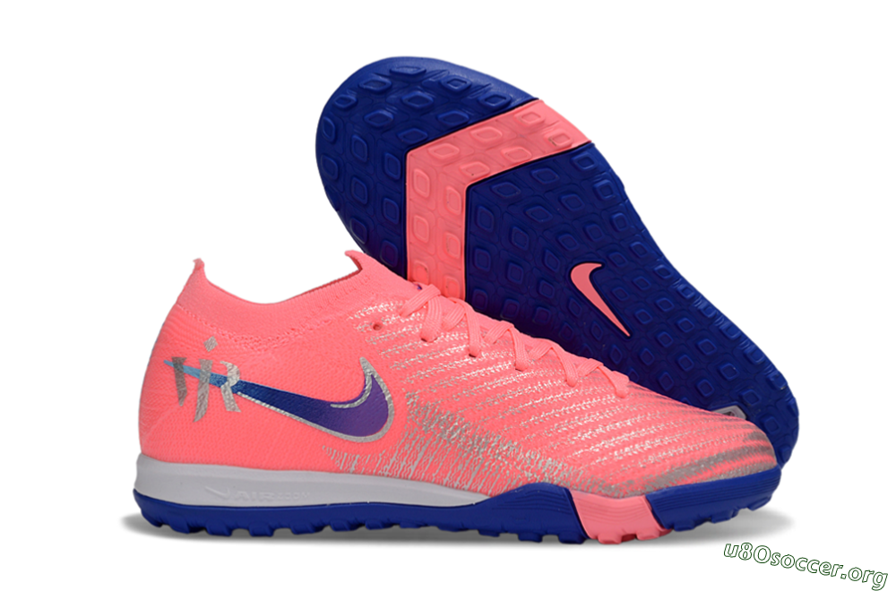 Nike Air Zoom Mercurial Vapor 16 Elite TF Football Shoes - Pink/Electric Pink/Night Blue 2