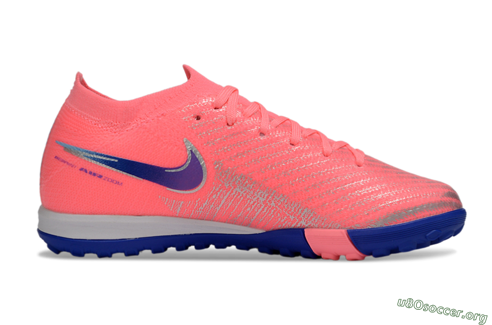 Nike Air Zoom Mercurial Vapor 16 Elite TF Football Shoes - Pink/Electric Pink/Night Blue 5