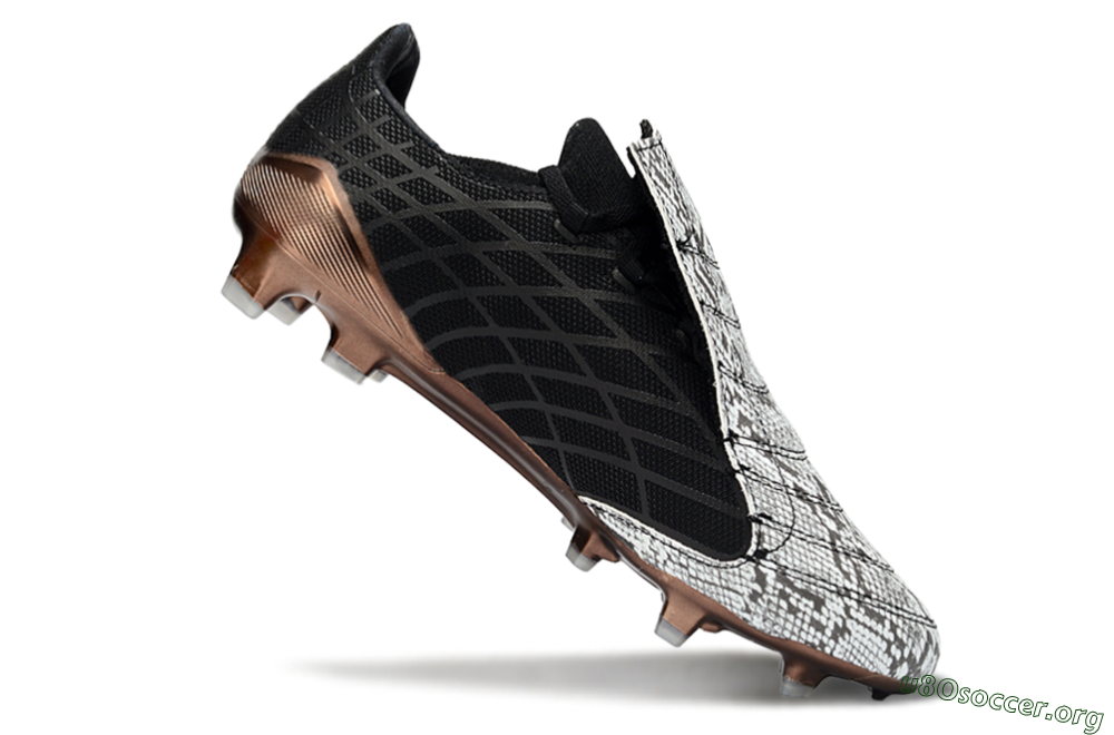Adidas F50 Elite FG Football Boots - Black/Copper Highlight/White Accents 4