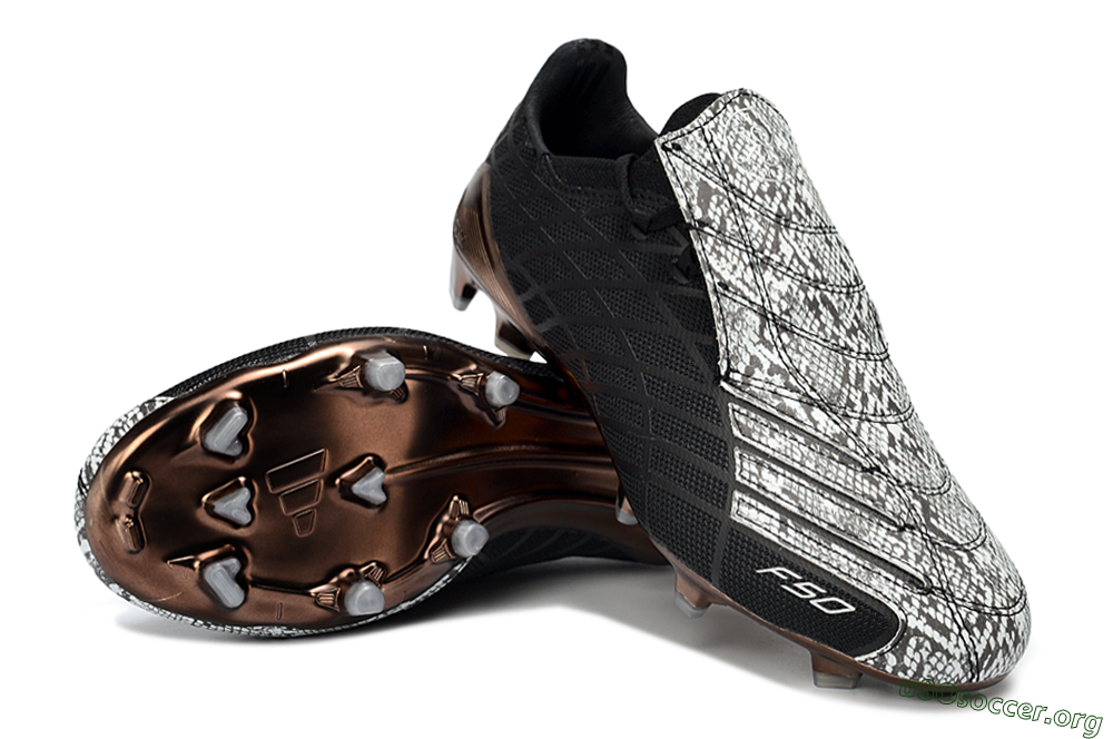 Adidas F50 Elite FG Football Boots - Black/Copper Highlight/White Accents 0