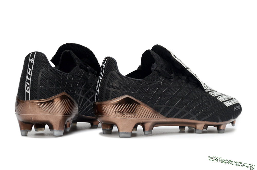 Adidas F50 Elite FG Football Boots - Black/Copper Highlight/White Accents 6