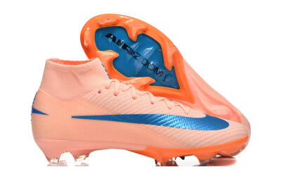 Nike Air Zoom Mercurial Superfly 10 Elite FG Football Boots - Pink/Coral Orange/Deep Blue