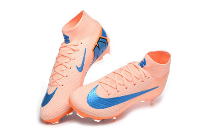 Nike Air Zoom Mercurial Superfly 10 Elite FG Football Boots - Pink/Coral Orange/Deep Blue
