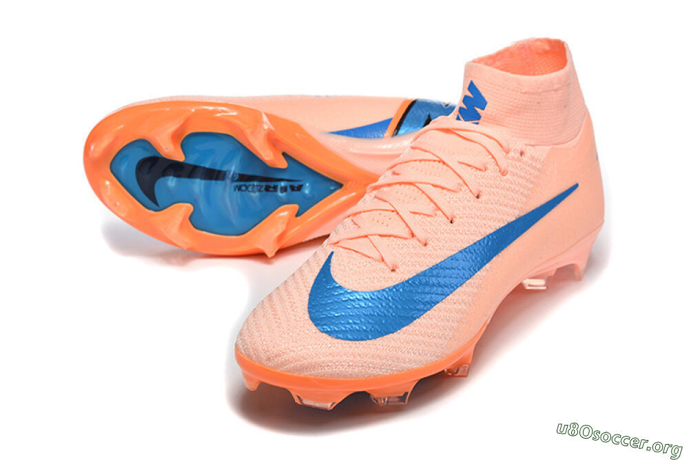 Nike Air Zoom Mercurial Superfly 10 Elite FG Football Boots - Pink/Coral Orange/Deep Blue 0
