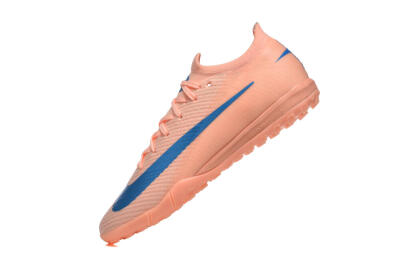 Nike Air Zoom Mercurial Vapor 16 Elite TF Football Shoes - Peach/Azure Blue/Pearl Pink