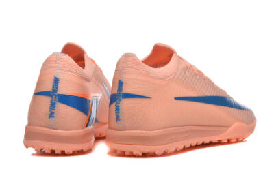 Nike Air Zoom Mercurial Vapor 16 Elite TF Football Shoes - Peach/Azure Blue/Pearl Pink