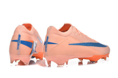 Nike Air Zoom Mercurial Vapor 16 Elite FG Football Boots - Peach/Sky Blue/Coral Orange