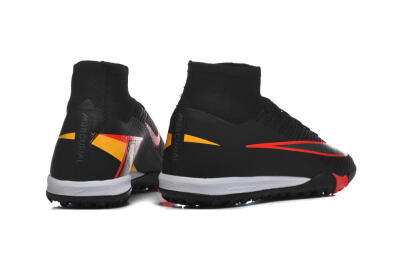 Nike Air Zoom Mercurial Superfly 10 Elite TF Football Shoes - Black/Fiery Red/Sunshine Yellow