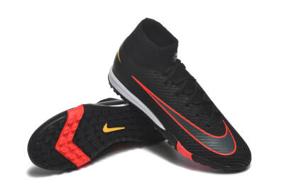 Nike Air Zoom Mercurial Superfly 10 Elite TF Football Shoes - Black/Fiery Red/Sunshine Yellow