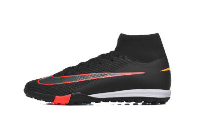 Nike Air Zoom Mercurial Superfly 10 Elite TF Football Shoes - Black/Fiery Red/Sunshine Yellow