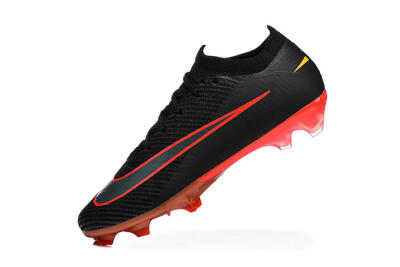 Nike Air Zoom Mercurial Vapor 16 Elite FG Football Boots - Black/Electric Red/Flame Orange