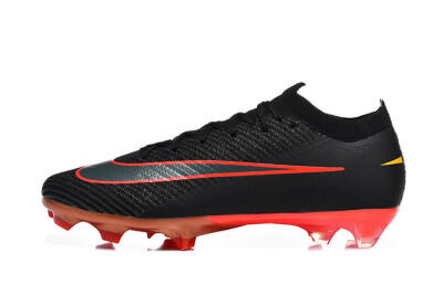 Nike Air Zoom Mercurial Vapor 16 Elite FG Football Boots - Black/Electric Red/Flame Orange