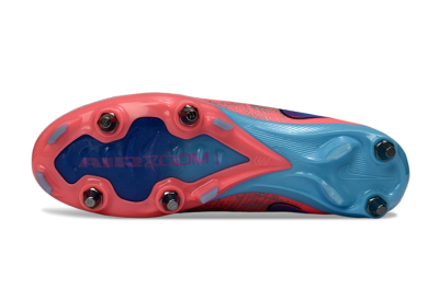 Nike Air Zoom Mercurial Vapor 16 Elite SG Football Boots - Pink/Bright Coral/Aquatic Blue
