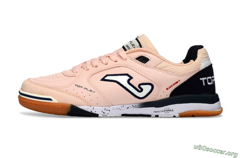 Joma Top Flex IC Football Shoes - Pink/Navy/White 3