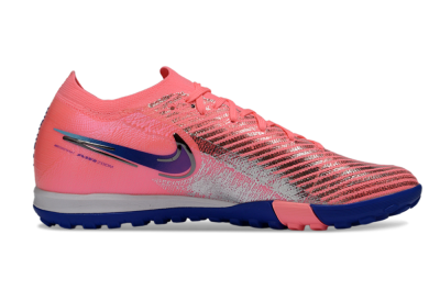 Nike Air Zoom Mercurial Vapor 16 Elite TF Football Shoes - Pink/Electric Blue/Silver