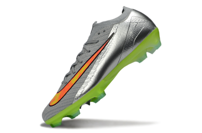 Nike Air Zoom Mercurial Vapor 16 Elite FG Football Boots - Gray/Electric Green/Bright Red