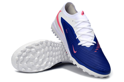 Nike Phantom 6 Low Elite TF Football Shoes - Blue/Bright Pink/Sleek White
