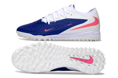 Nike Phantom 6 Low Elite TF Football Shoes - Blue/Bright Pink/Sleek White