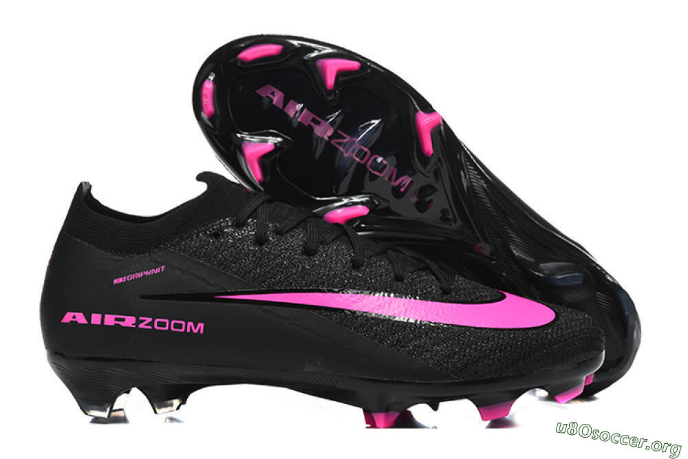 Nike Air Zoom Mercurial Vapor 16 Elite FG Football Boots - Black/Vibrant Pink/Glossy Black 2