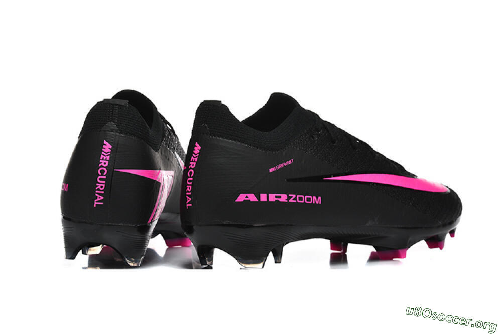 Nike Air Zoom Mercurial Vapor 16 Elite FG Football Boots - Black/Vibrant Pink/Glossy Black 9