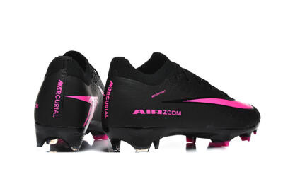 Nike Air Zoom Mercurial Vapor 16 Elite FG Football Boots - Black/Vibrant Pink/Glossy Black