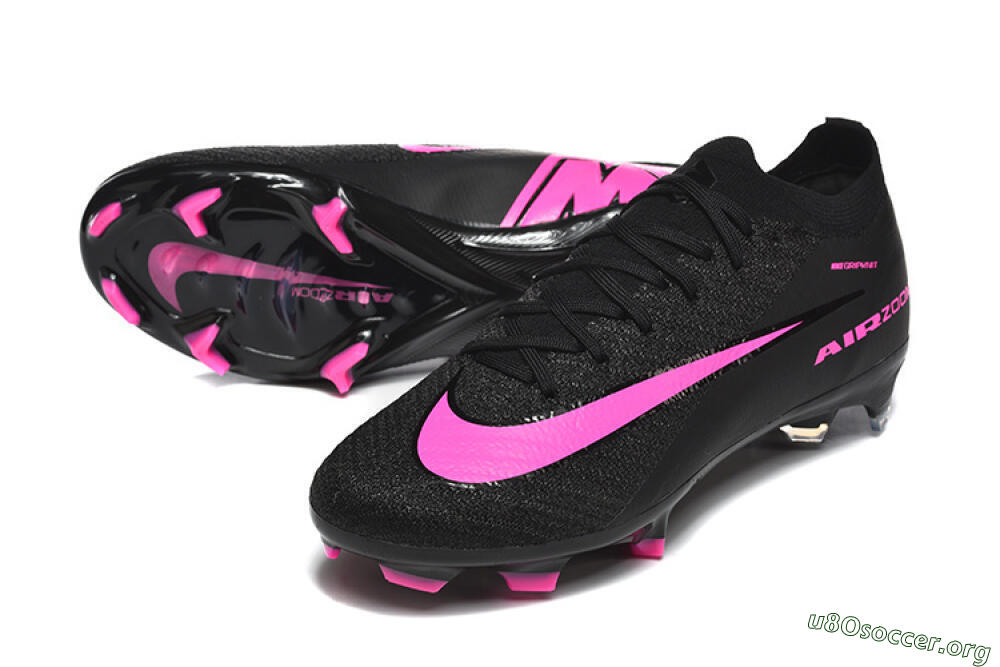 Nike Air Zoom Mercurial Vapor 16 Elite FG Football Boots - Black/Vibrant Pink/Glossy Black 0