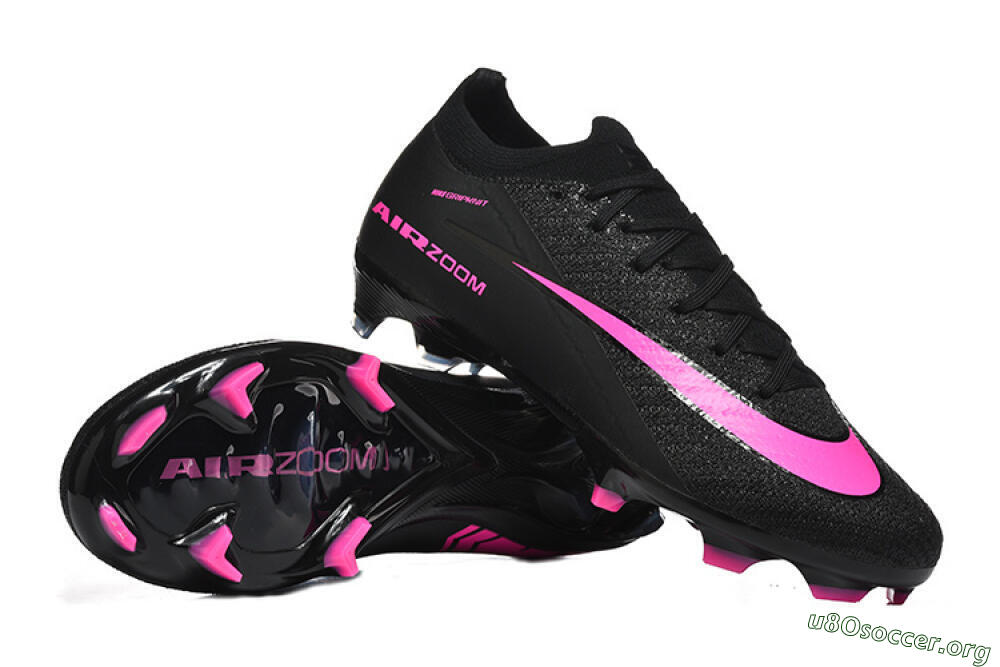 Nike Air Zoom Mercurial Vapor 16 Elite FG Football Boots - Black/Vibrant Pink/Glossy Black 4