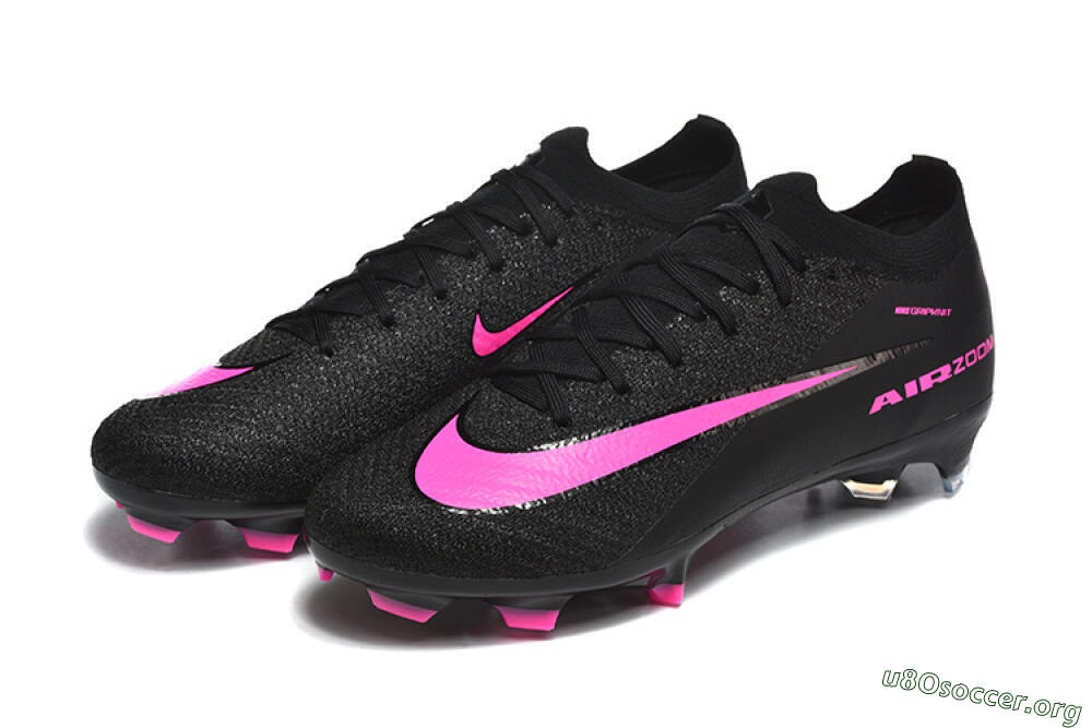 Nike Air Zoom Mercurial Vapor 16 Elite FG Football Boots - Black/Vibrant Pink/Glossy Black 5
