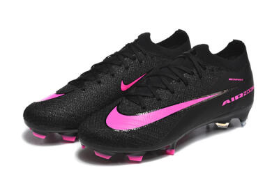 Nike Air Zoom Mercurial Vapor 16 Elite FG Football Boots - Black/Vibrant Pink/Glossy Black