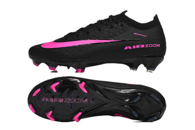 Nike Air Zoom Mercurial Vapor 16 Elite FG Football Boots - Black/Vibrant Pink/Glossy Black