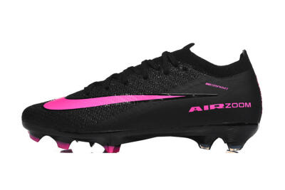 Nike Air Zoom Mercurial Vapor 16 Elite FG Football Boots - Black/Vibrant Pink/Glossy Black
