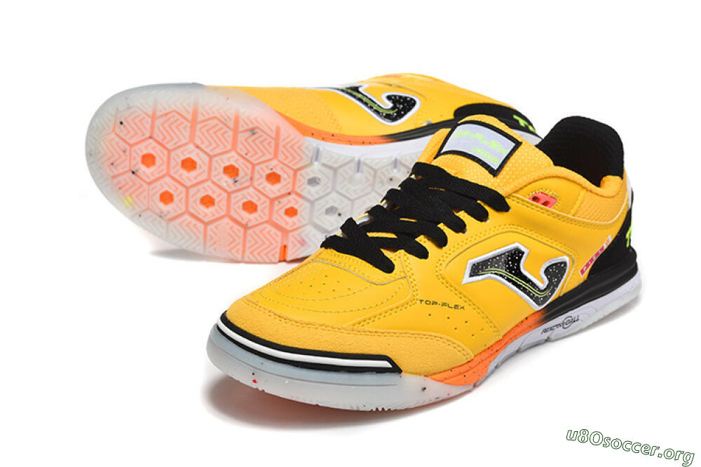 Joma Top Flex IC Football Shoes - Yellow/Bright Citrus/Jet Black 0