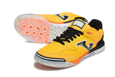 Joma Top Flex IC Football Shoes - Yellow/Bright Citrus/Jet Black
