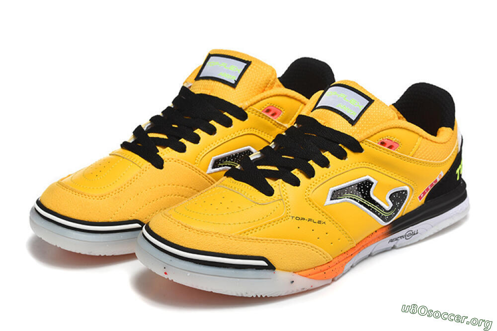 Joma Top Flex IC Football Shoes - Yellow/Bright Citrus/Jet Black 5