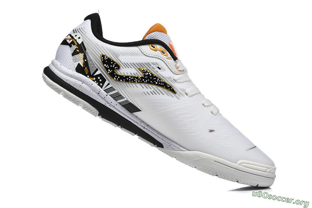 Joma Top Flex IC Football Shoes - White/Bold Yellow/Black 7