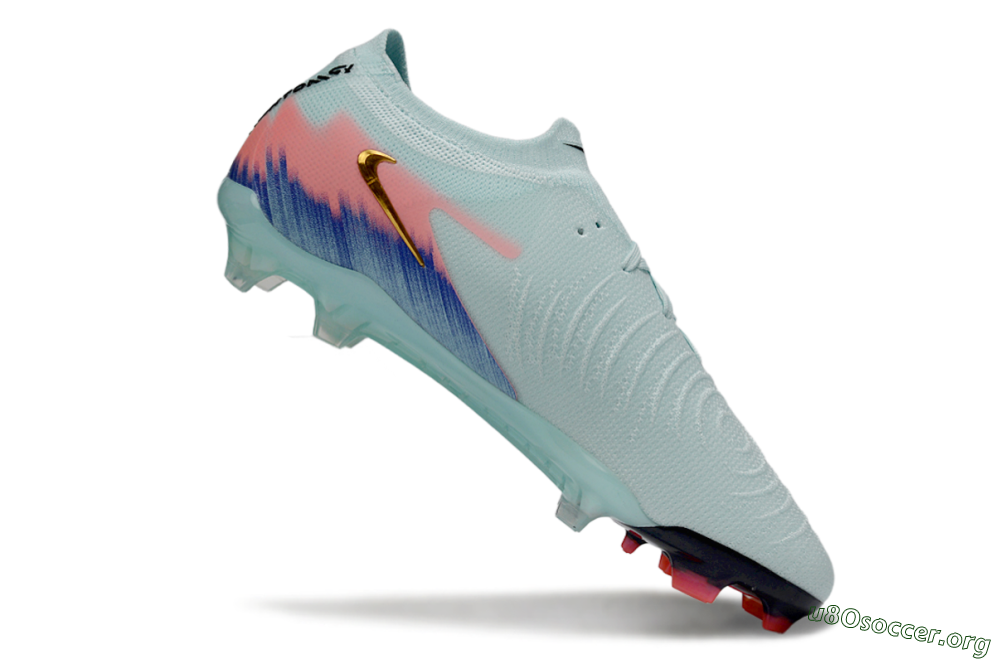 Nike Phantom GX 2 Elite FG Football Boots - Aqua/Coral Fade/Deep Blue 4
