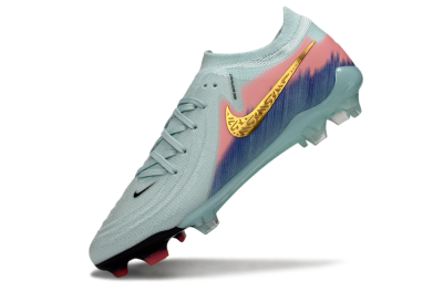 Nike Phantom GX 2 Elite FG Football Boots - Aqua/Coral Fade/Deep Blue