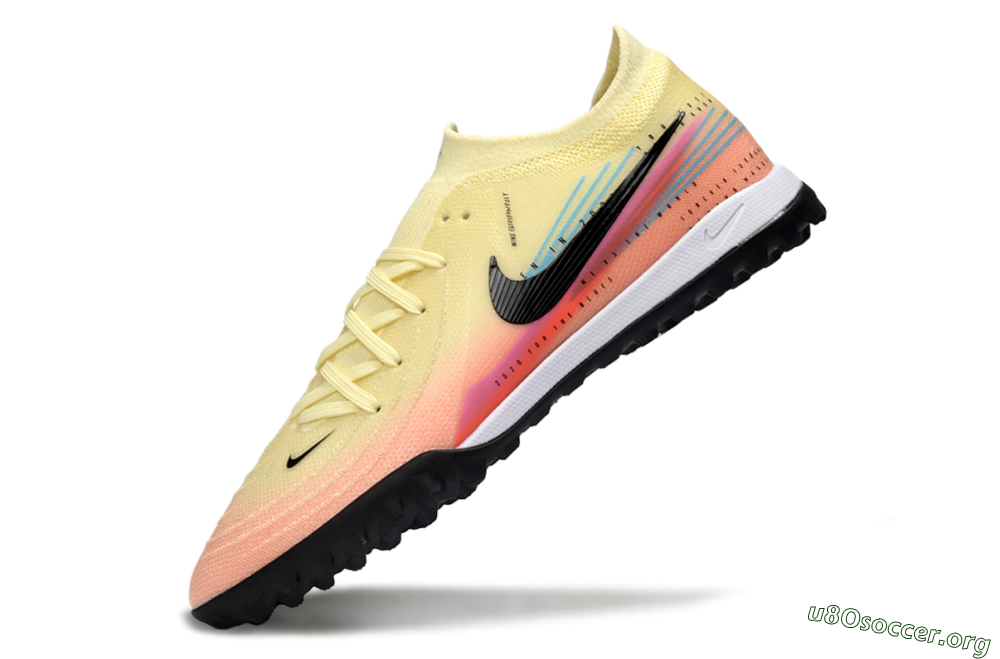 Nike Phantom GX 2 Elite TF Football Shoes - Yellow/Sunset Orange/Pink Lemonade 5