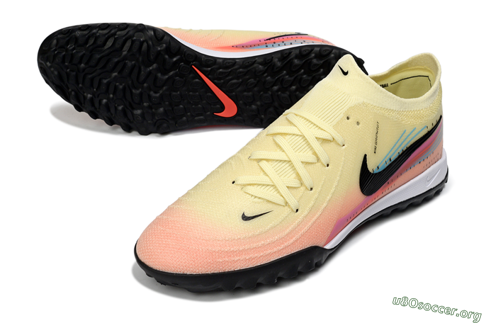 Nike Phantom GX 2 Elite TF Football Shoes - Yellow/Sunset Orange/Pink Lemonade 0
